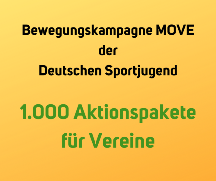 You are currently viewing 1.000 Aktionspakete für Vereine – Bewegungskampagne MOVE